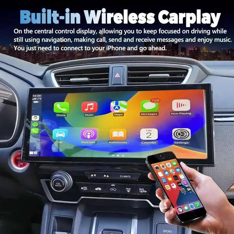 NaviRider Screen For Honda CRV CR-V 2016 Breeze 2017 2021 GPS Navi 12.3" Android 14 Car Mu