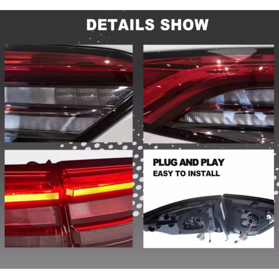 Car Taillight Lights For Maserati Levante 2016-2021 Tail Lamps Rear Turn Signal Brake Ligh
