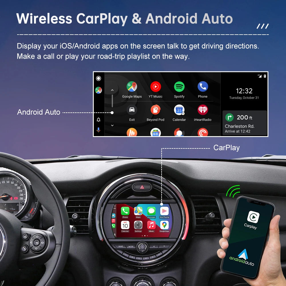 Wireless CarPlay for Mini R55 R56 R57 R58 R59 R60 R61 F54 F55 Clubman Countryman Hardtop J | AUTOKITSHOP