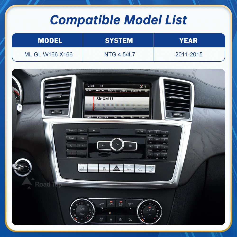 Wireless Carplay Android Auto For Mercedes Benz GLA CLA GLK SLK CLS W204 W176 W246 X204 C1