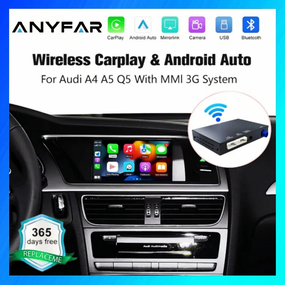 Wireless CarPlay For Audi A4 A5 2008-2016 Q5 2010-2018 Android Auto Mirror Link AirPlay Na | AUTOKITSHOP