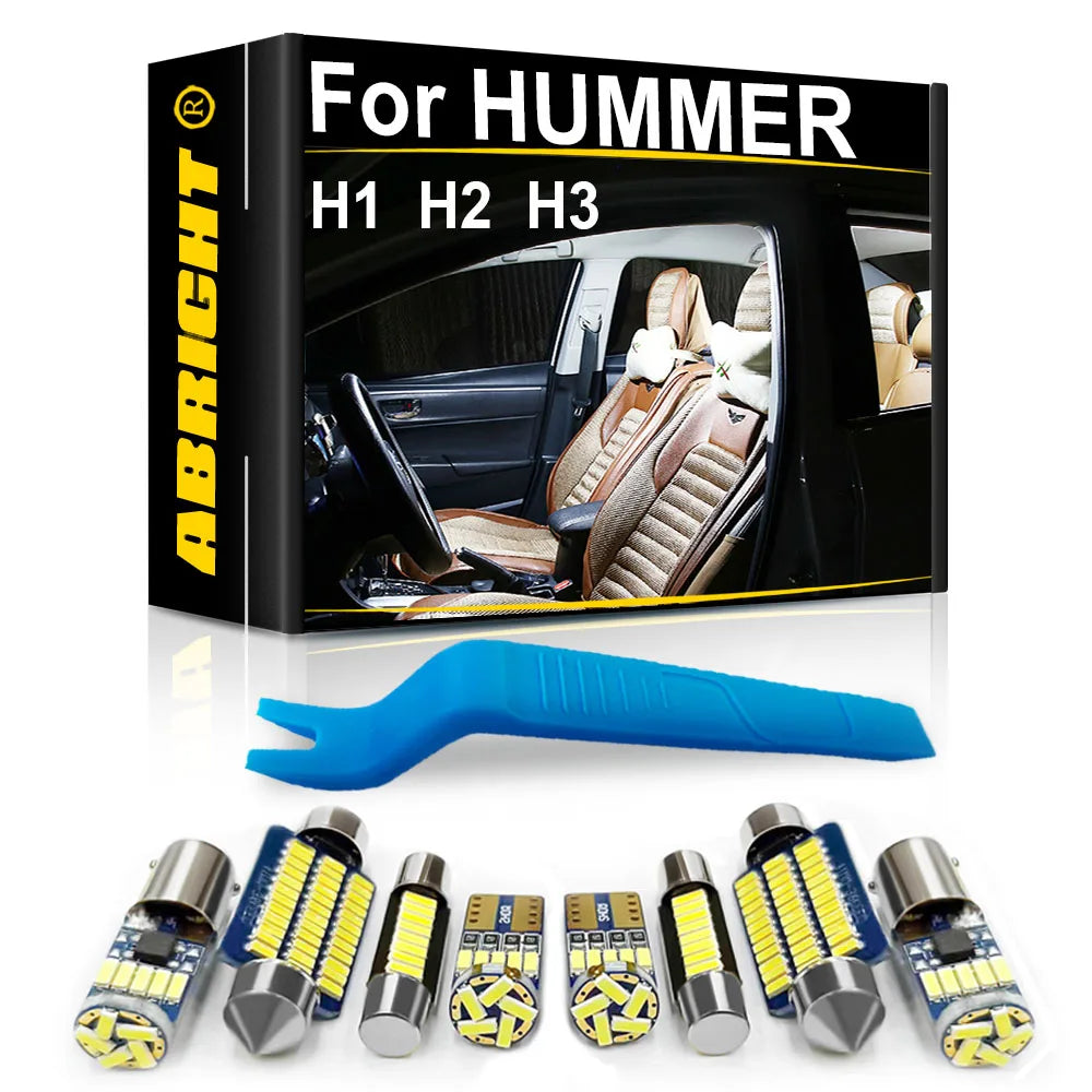 LED Interior Light Kit for HUMMER H1 H2 H3 Wagon - Canbus Error-Free Bulbs | AUTOKITSHOP