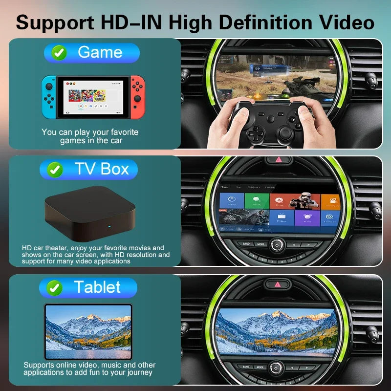 Wireless CarPlay Android Auto for Mini R55 R56 R57 R58 R59 R60 R61 F54 F55 Clubman Country