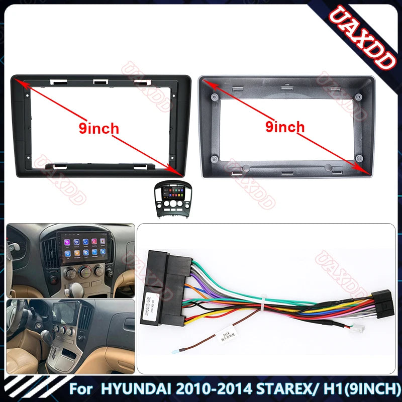 For HYUNDAI 2010-2014 STAREX H1 9INCH Car Radio Android Stereo Audio Screen Multimedia Vid