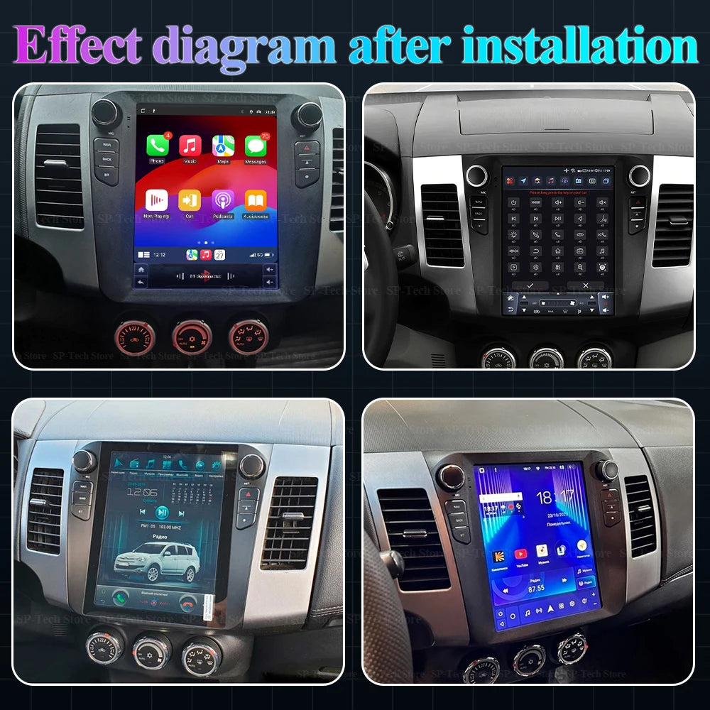 9.7 Inch Android 16 For Mitsubishi Outlander Xl 2 2008 - 2011 Car Radio Multimedia Video P | AUTOKITSHOP