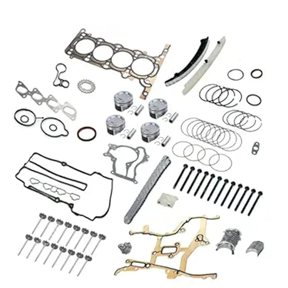 1Set Refurbished Gasket Piston Bearing Timing Chain Set For Buick Chevrolet HSCV001 251950