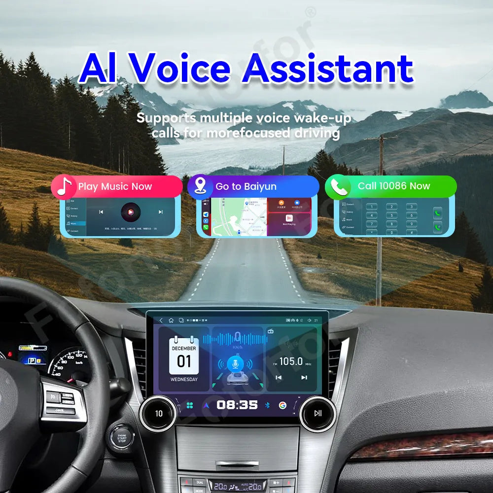 High Performance 11.5 Inch Android 15 Full HD Touch Wireless CarPlay Android Auto Car Medi