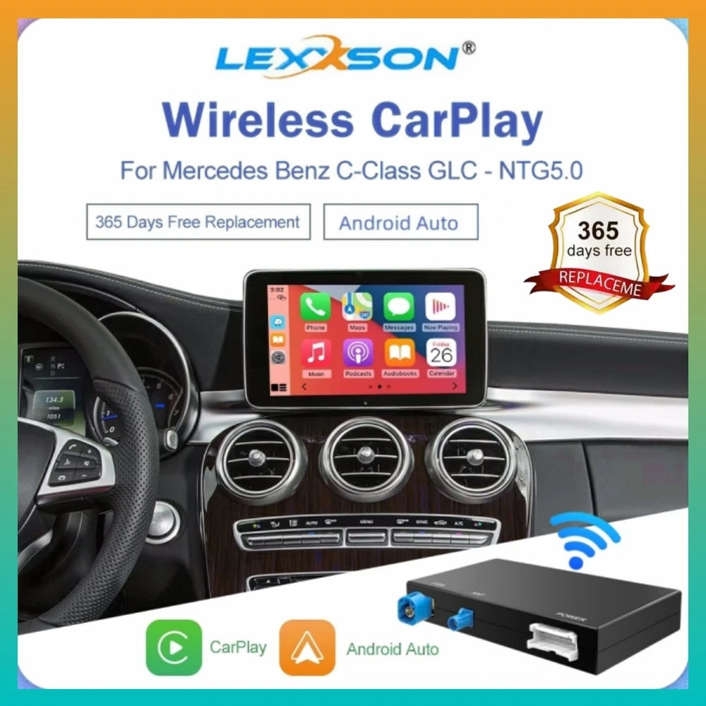 Wireless CarPlay Android Auto for Mercedes A B C CL S CLA CLS CLASS GLA GLS GLC GLE V250 V | AUTOKITSHOP