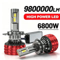 6800W 9800000LM H4 H7 LED Headlights 6000K Headlamp H1 Led H11 H8 H3 HB3 9005 HB4 9006 900