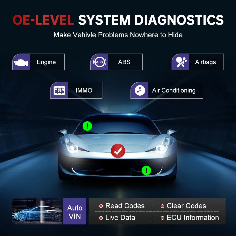 LAUNCH X431 CRP919X Car Diagnostic Tool DBScar VII VCI Auto OBD OBD2 Scanner Active Test E | AUTOKITSHOP