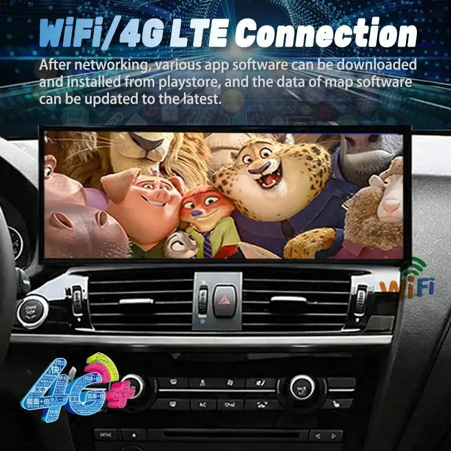 Carplay Android Auto Screen Navigation 15.8" For BMW X3 F25 G01 X4 F26 G02 2016-2018 Car R