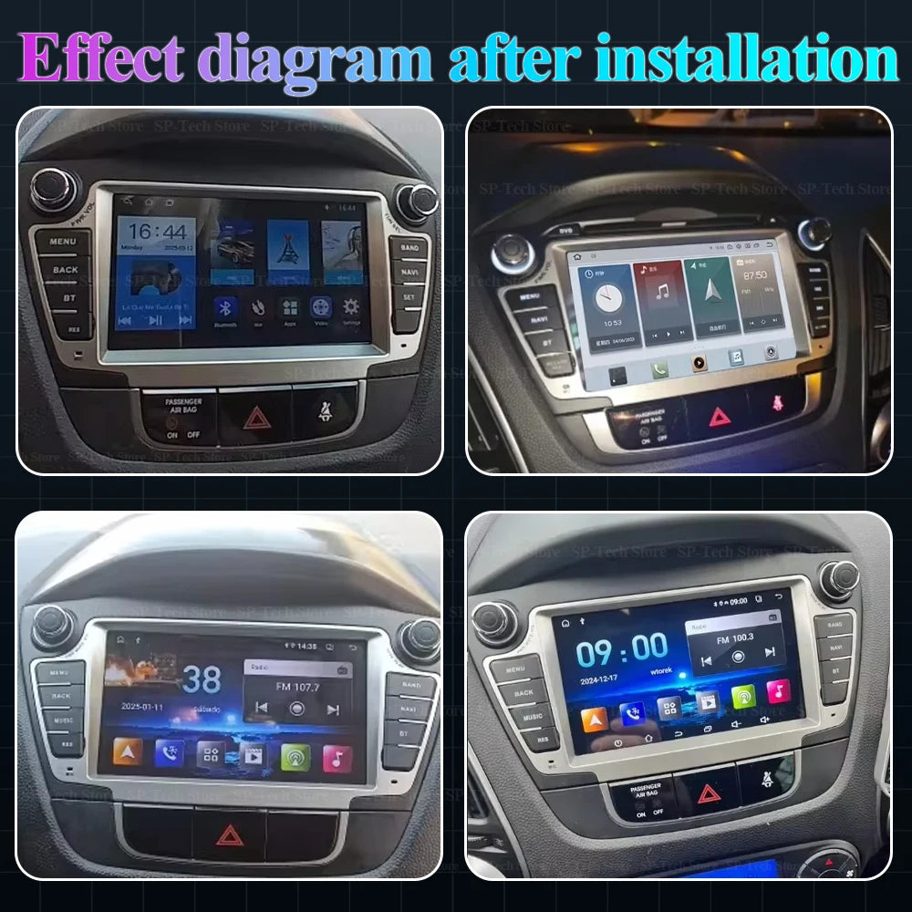 Android 16 Carplay For Hyundai Ix35 Tucson 2 Lm 2009 - 2015 Car Radio Multimedia Video Pla | AUTOKITSHOP
