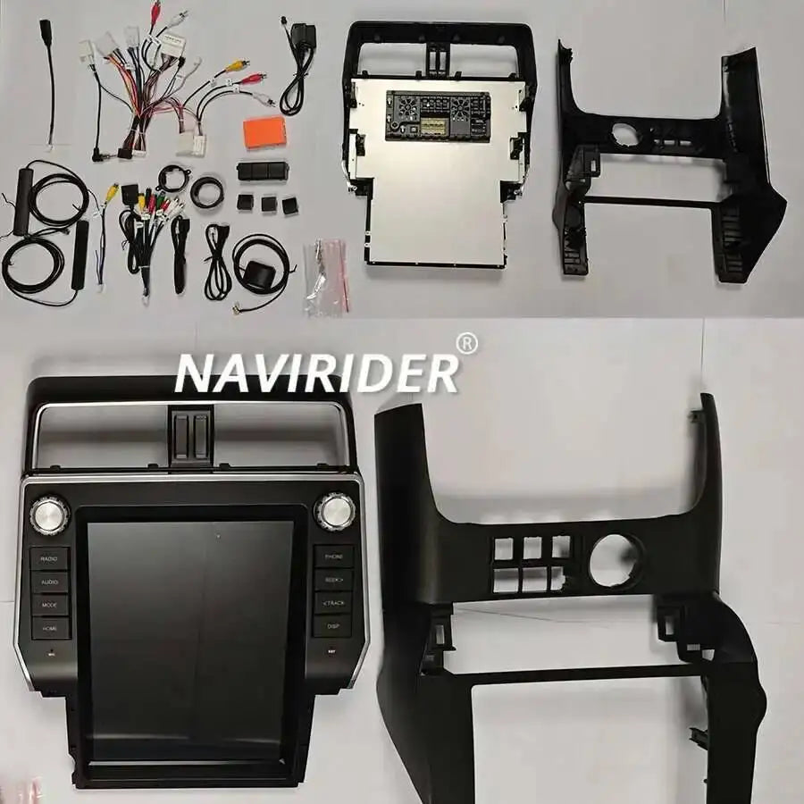 Android Auto Stereo Carplay For Toyota Land Cruiser Prado 150 2018 Car Radio Multimedia Vi