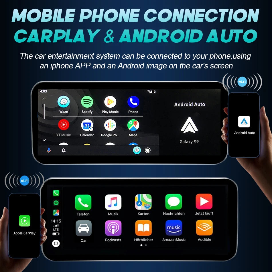 Android 14 8+128GB CarPlay For BMW 5 Series GT F07 2009-2016 GPS Car Multimedia Player Nav
