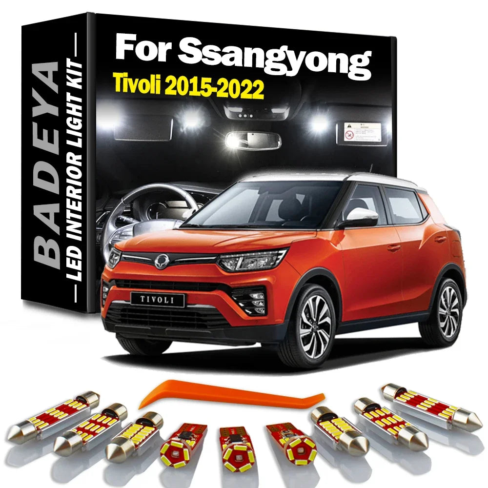 LED Interior Light Kit for 2015-2018 - Canbus Error-Free Interior Bulbs