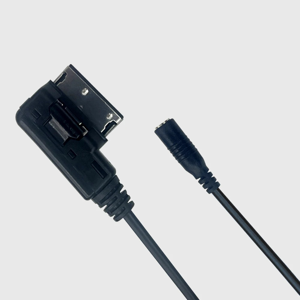 Media to Stereo 3.5mm Audio Auxiliary Adapter Cable in AMI MDI for AUDI A1 A3 A4 A5 A6 A7