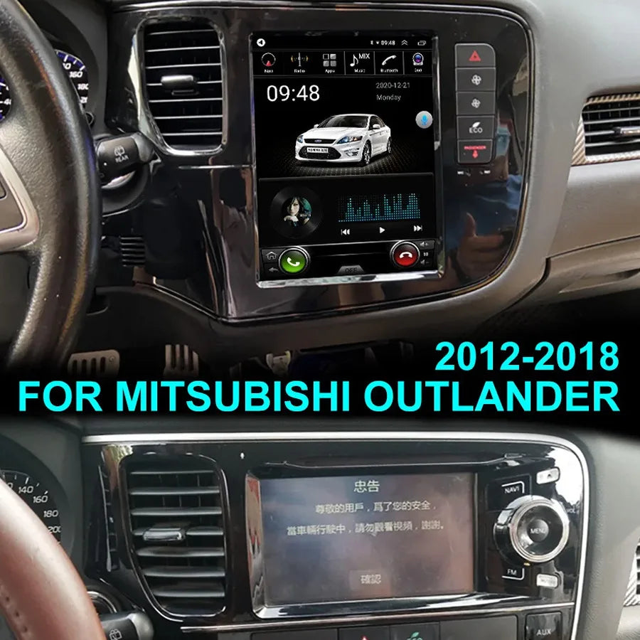 10.4inch Car Radio Android 15 Screen For Mitsubishi Outlander 2017 2018 GPS Stereo Carplay | AUTOKITSHOP