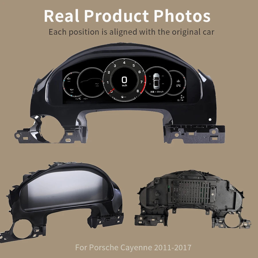 M New Upgrade LCD Car Digital Cluster For Porsche Cayenne 2010-2017 Instrument CockPit Spe | AUTOKITSHOP