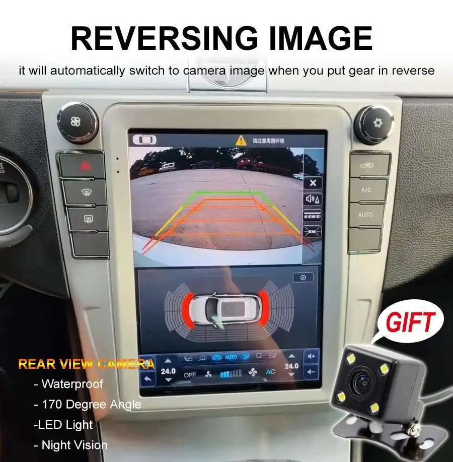 128GB Vertical AHD Screen Multimedia Video Player Car GPS For VW Passat B7 CC 2010-2016 An