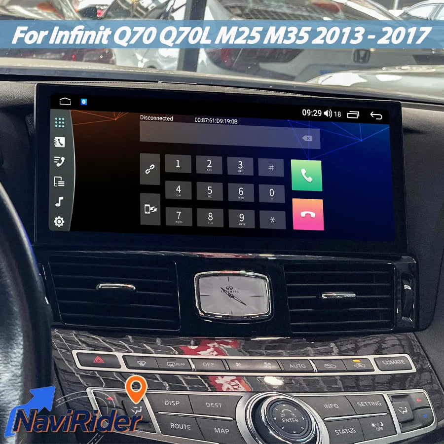 12.3inch Android Navigation Stereo For Infinit Q70 Q70L M25 M35 2011-2019 GPS Bluetooth Ca