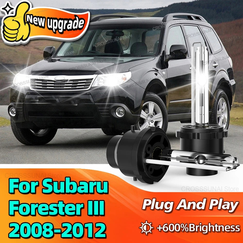 6000K Xenon Bulb D2S Car Light 35W Headlight For Subaru Forester III 2008 2009 2010 2011 2