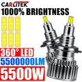 3D 360 H7 Led Canbus Car Headlight Bulb 5500W H11 H4 H1 HB3 9005 HB4 9006 9012 H27 880 881