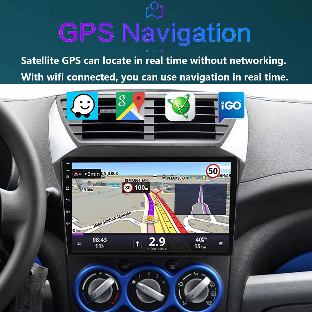 Android 12 2G+32G For Suzuki Alto 2009 2010 2011 2012 2013 2014 2015 2016 Multimedia Stere