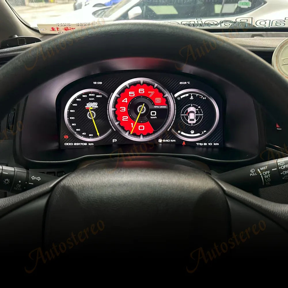 M Sport Carplay For Honda Fit 2014-2020 Car Digital Cluster Virtual Cockpit Car Multimedia