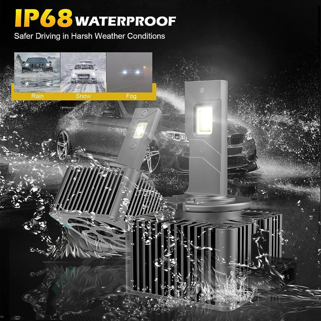 D1S D3S LED Headlights HID Canbus D4S D2S D8S Auto Bulbs 1:1 To Turbo Auto Bulb Car Lamp X