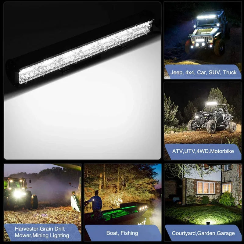4-20inch LED Bar Off Road 12V 24V Combo LED Light Bar Work Light for Car Jeep Truck Suv Le