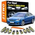 14Pcs Car Indoor Lamp For Opel Vauxhall Vectra C 2003 2004 2005 2006 2007 2008 2009 LED Bulb Int - Canbus LED Car Light