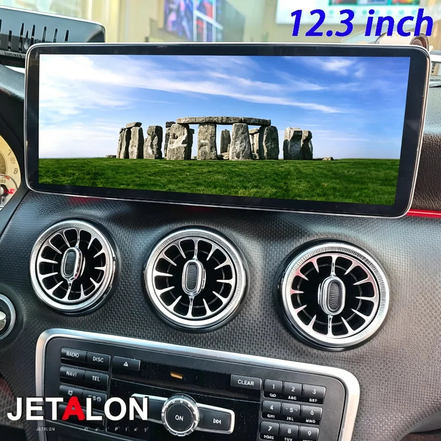 12.3'' Carplay Android Auto Car Stereo Radio Linux System GPS Multimedia Video Player for