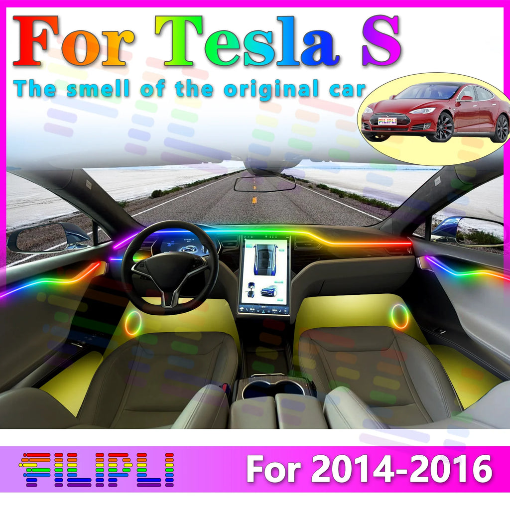 RGB - Ambient Light - for Tesla - App Control - Car Interior Lighting | AUTOKITSHOP