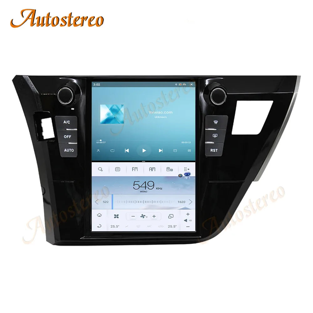 Carplay Auto Stereo For Toyota Corolla 2014-2016 Tesla Screen Android 13 Car GPS Navigatio
