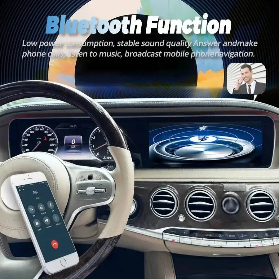 S 12.3" Car Multimedia Video Player For Mercedes Benz S-Class W222 2014-2018 Wireless Carp | AUTOKITSHOP