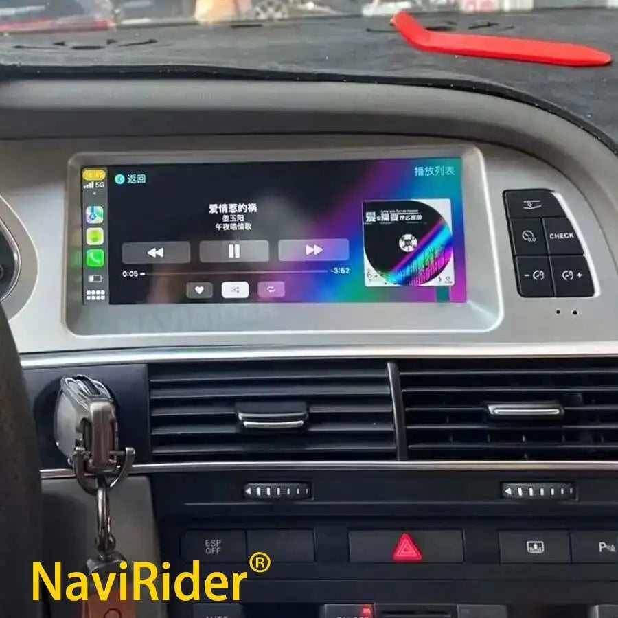 Android 13 Car Auto Multimedia Video Player For Audi A6 AL6 A7 2005-2011 8.8Inch Qled Scre