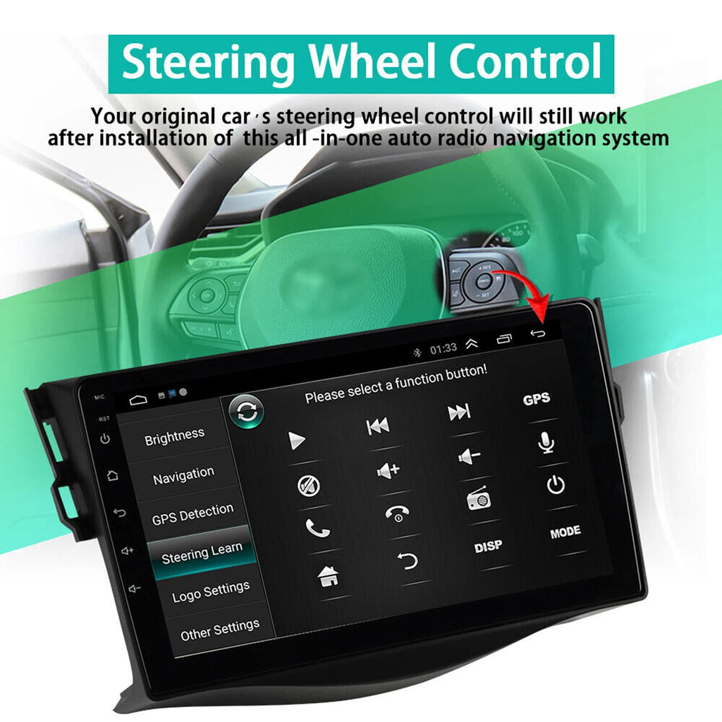 CarPlay 9 Inch Wireless Stereo Radio With Camera 2+32G DC 12V Android AUTO Bluetooth FM Fo
