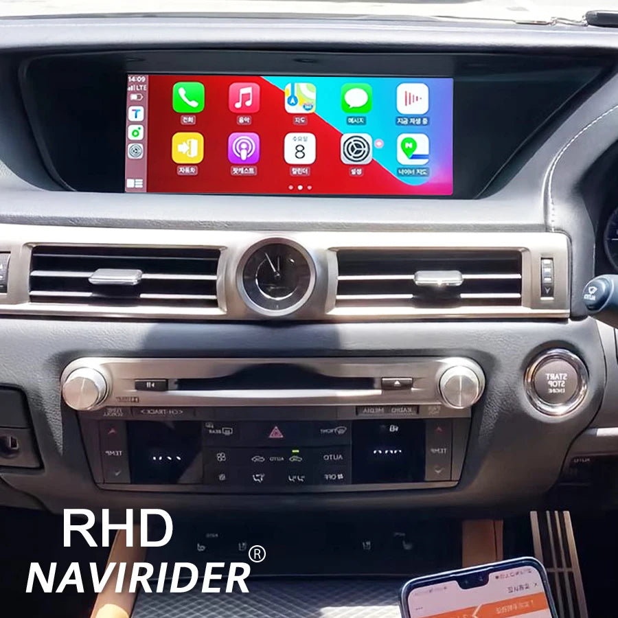 Multimedia Video Player CarPlay Screen For Lexus GS GS200 GS250 GS300 GS350 GS450 2012-202