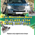 LED Xenon Bulb HID 1:1 Car Headlight Turbo Lamp 50000LM For Mercedes Benz GL-CLASS X164 X1