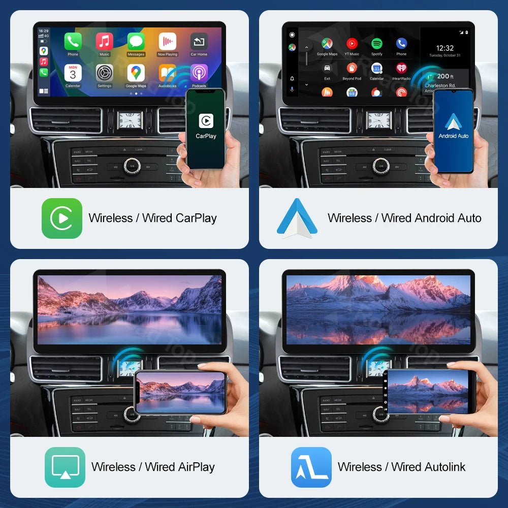 CN 12.3'' Multimedia Display For BenzML W166 GL X166 GLE GLS 2012-2018 Touch Screen Wirele | AUTOKITSHOP