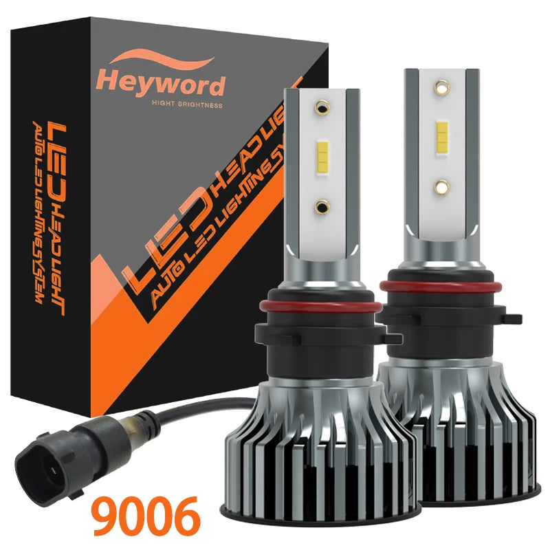 Heyword 150000lm 450W 1860 CSP chip 3000k/4300k/6000k/8000k Car LED Headlight   h4 h7 h1 LED headlights 9005 H7  h11 led light