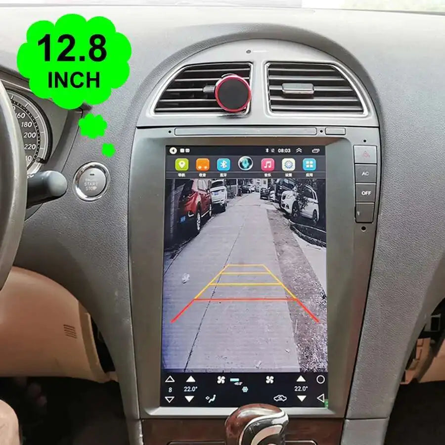 12.8" Vertical screen Android 14 Car Radio For Lexus ES ES240 ES300 ES330 ES350 Car Dvd Pl