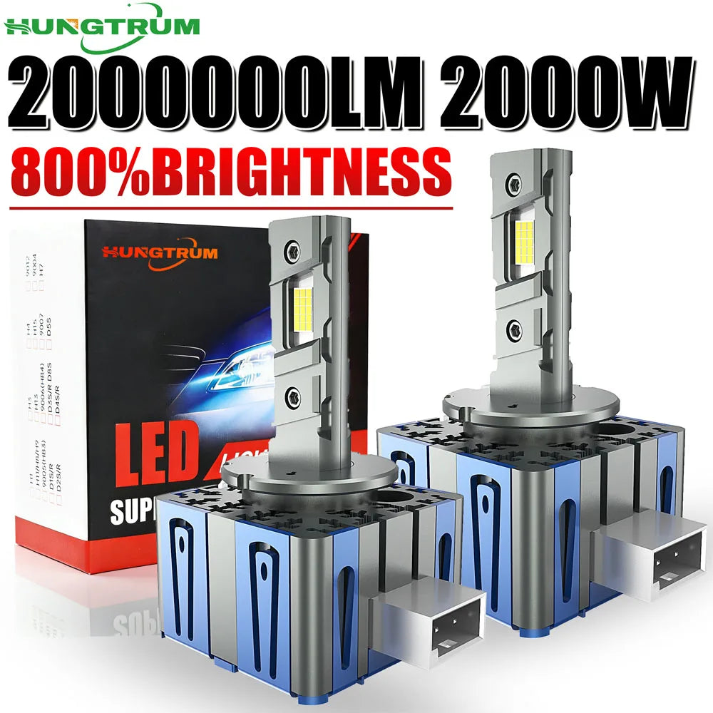 D1S D3S LED Headlight D2S D4S D1R D2R D3R D4R D8S 9570 CSP CHIPS Upgraded D Series Headlam