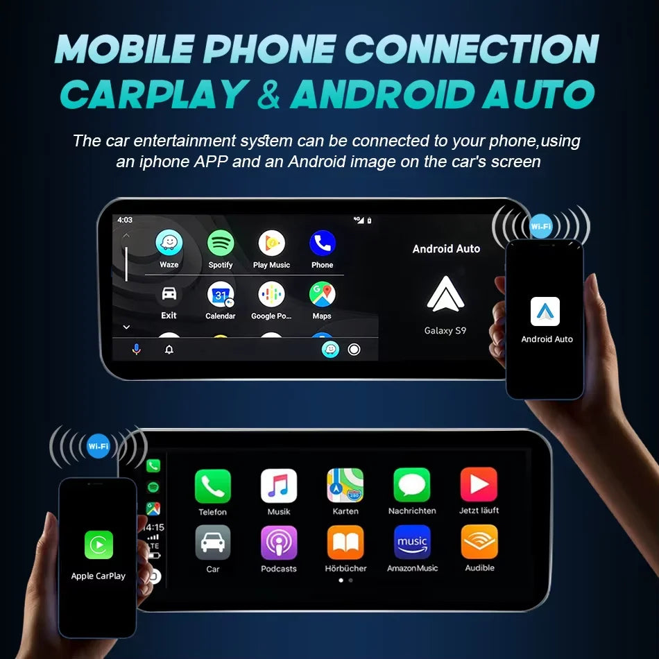 7" Wireless Carplay Android Auto Touch Screen For Audi A6 C6 4F Q7 4L Car Radio Multimedia