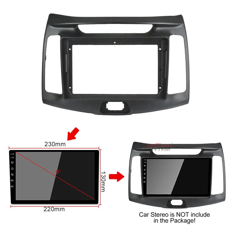 9 inch Car Fascia For HYUNDAI Elantra 2010-2014 Stereo Dash Mount Installation Fitting Ada | AUTOKITSHOP