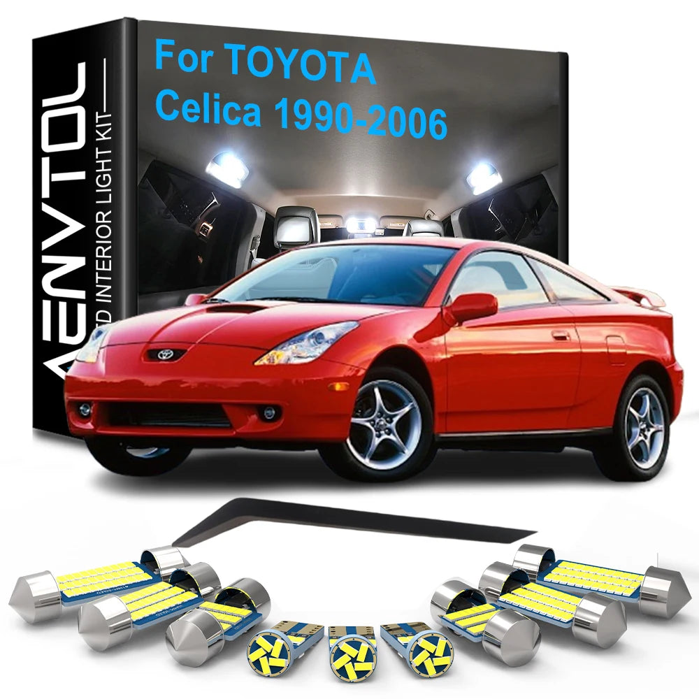 LED Interior Light Kit for Toyota Celica T18 T20 T23 T180 T200 T230 1990-2006 - Canbus Dome Map Door Trunk Bulbs | AU...