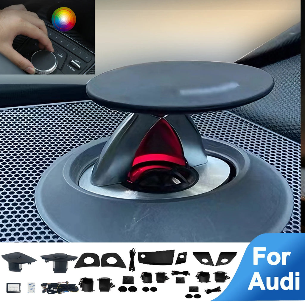 32 Color Tweeter Speaker for Audi A7 Q5 A6 - RGB LED Ambient Speaker Car Interior Light