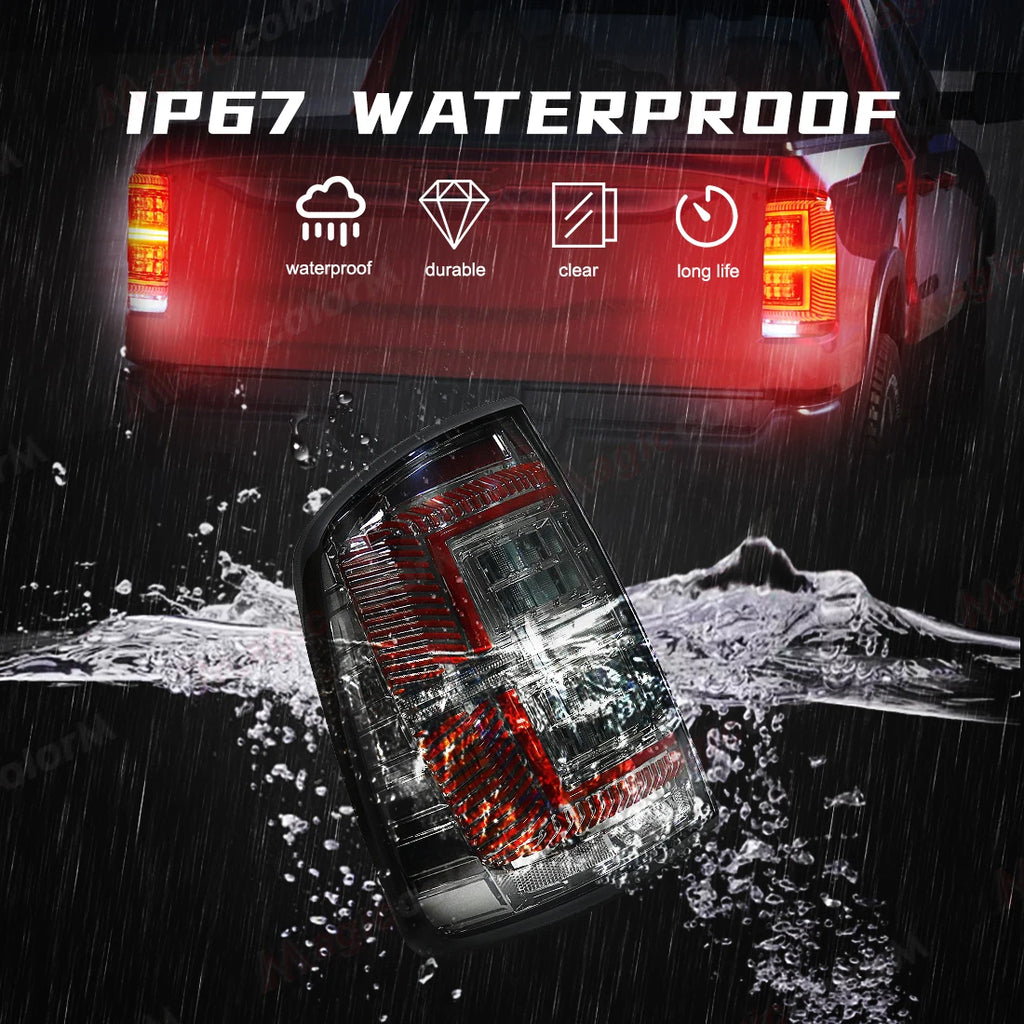 Pair of LED Tail Lamps For Dodge Ram 1500 2500 3500 2009 2010 2011 2012 - 2017 2018 Rear D | AUTOKITSHOP