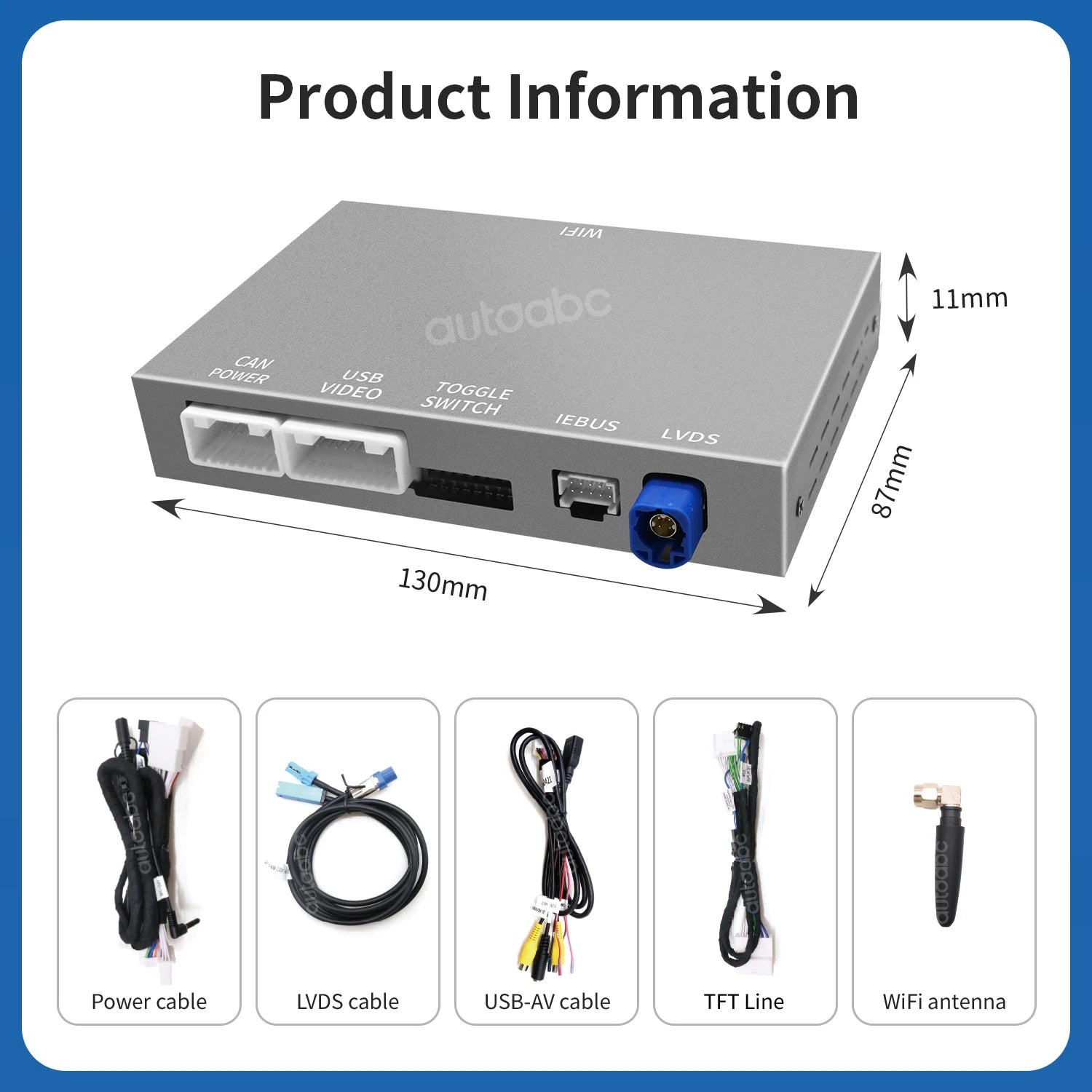 Wireless Apple CarPlay Android Auto Interface For Toyota Land Cruiser 200 LC200 2016-2020  | AUTOKITSHOP