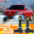 H27W2 881 LED Headlight Canbus Error Free High Power 12V 55W White Fog Light Diode Lamp fo